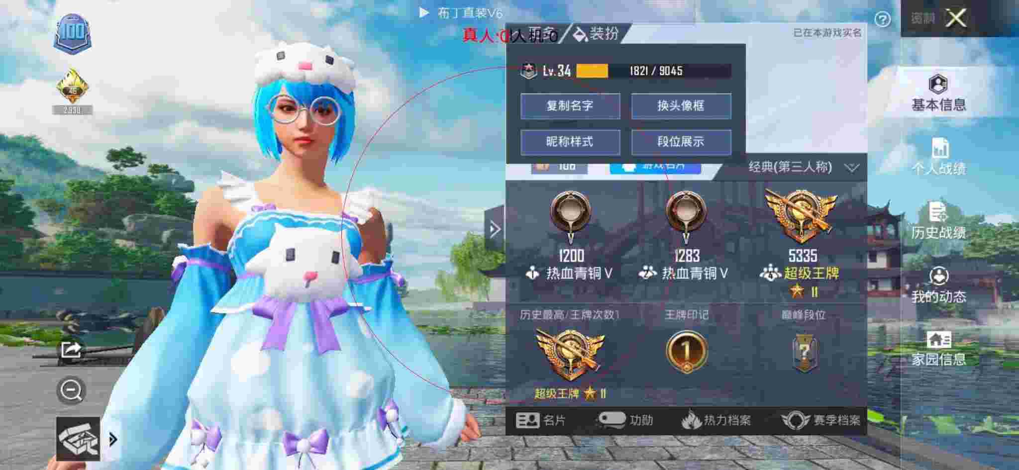 和平精英布丁直装透视 - 发卡网红抖音同款发箍辅助预览图